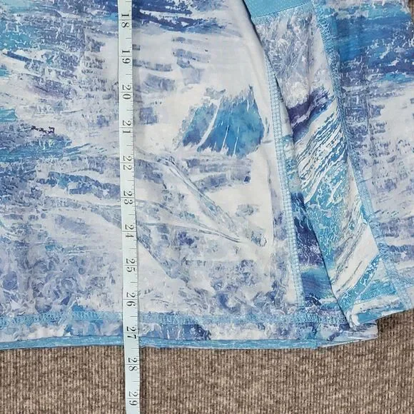 Realtree Fishing Shirt Mens XL Blue Wav3 Camo Waves Long Sleeve Performance - Picture 4 of 11